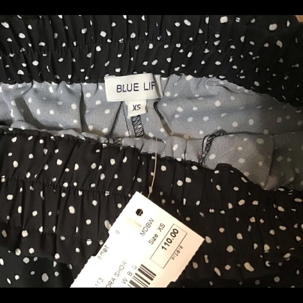 Blue Life Polka Dot Cassandra Shorts NWT. - Picture 5 of 5